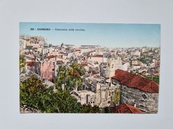 Äldre vykort SANREMO Panorama città vecchia.