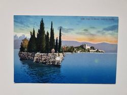 Äldre vykort Lago di Garda. Isola di Garda