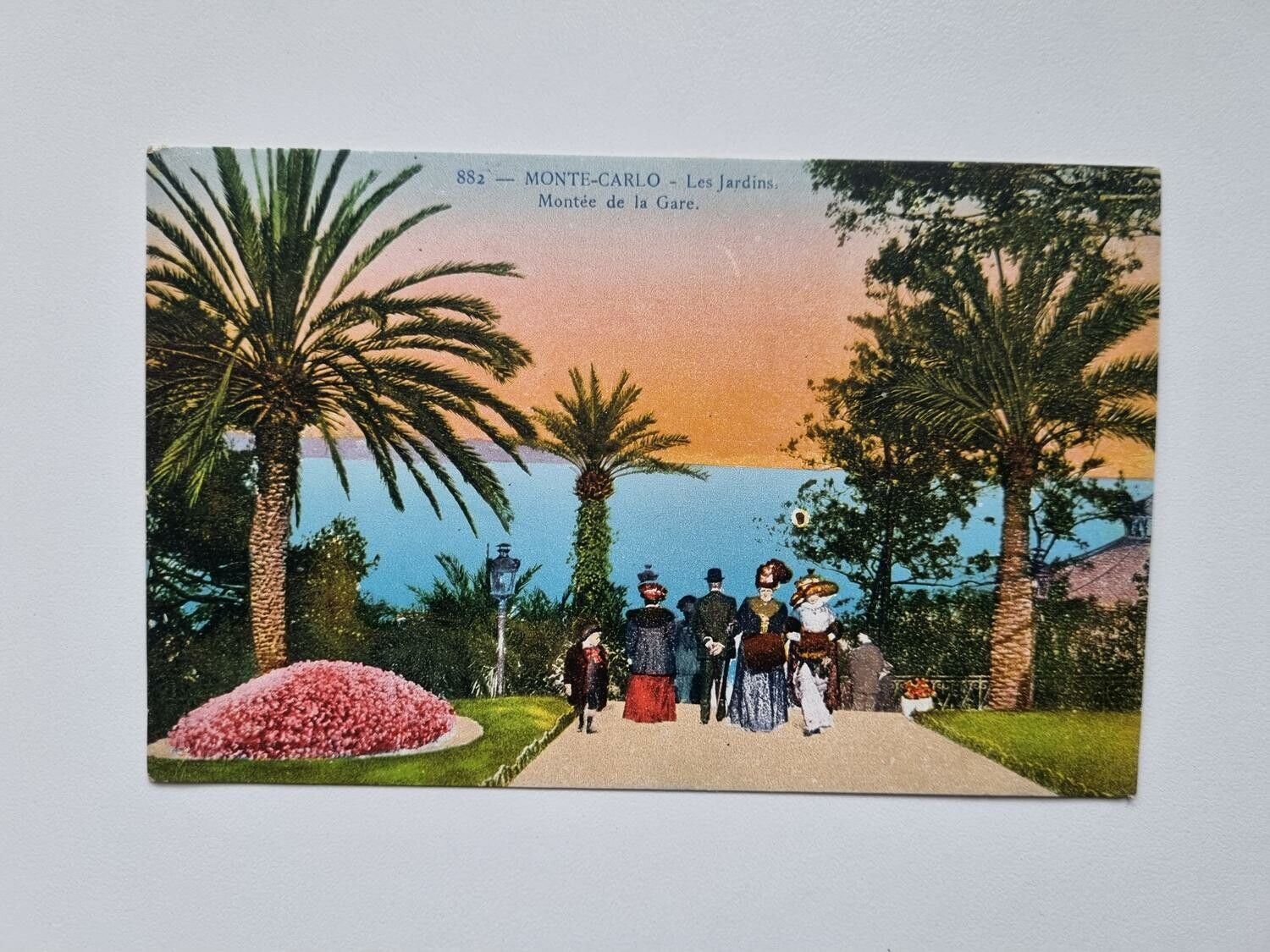 Äldre vykort MONTE-CARLO Les Jardins