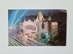 Äldre vykort GRAUMAN'S CHINESE THEATRE HOLLYWOOD, CALIFORNIA