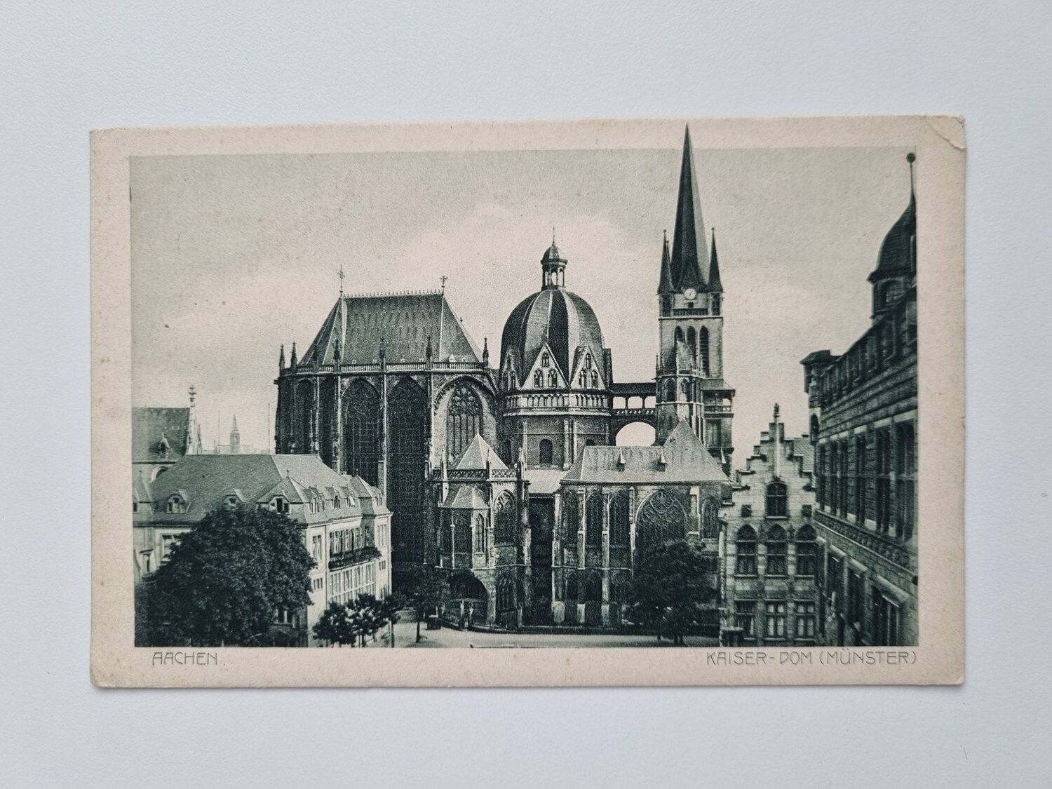 Äldre vykort AACHEN KAISER-DOM (MÜNSTER)