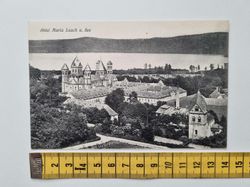Äldre vykort Abtei Maria Laach u. See