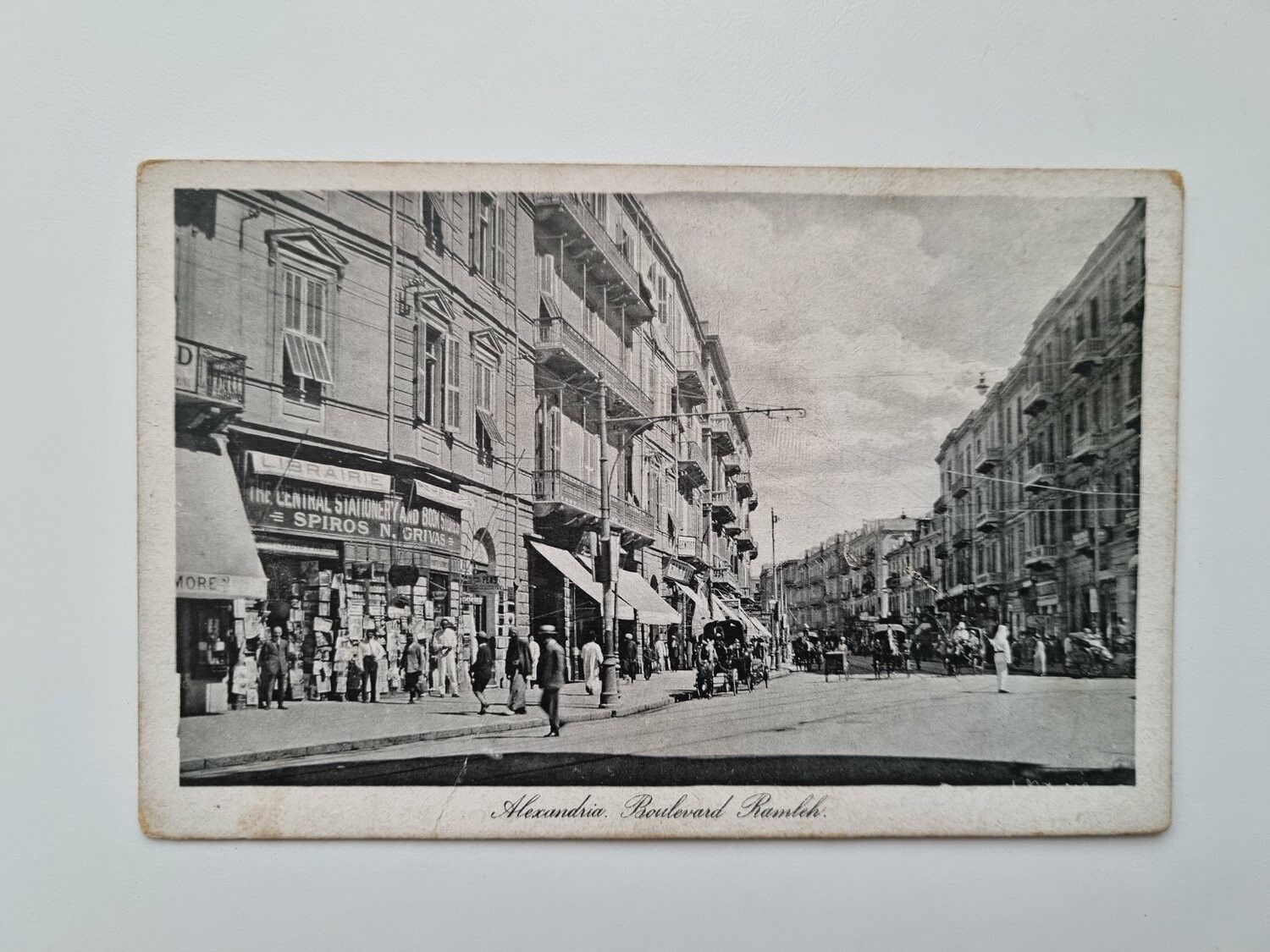 Äldre vykort Alexandria Boulevard Ramleh