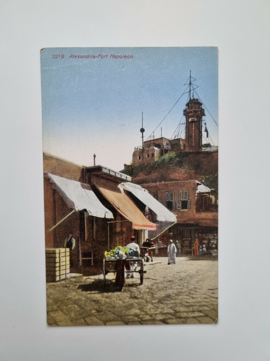 Äldre vykort Alexandria-Fort Napoleon