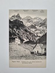 Äldre vykort Allgäuer Alpen