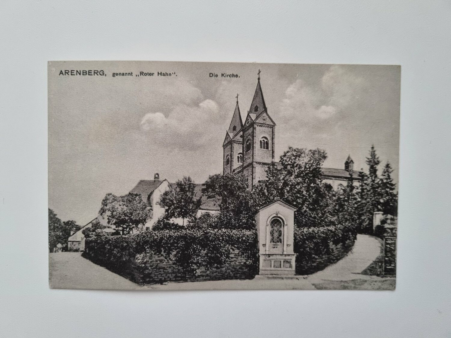 Äldre vykort ARENBERG, genannt Roter Hahn