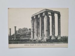 Äldre vykort Athènes Temple