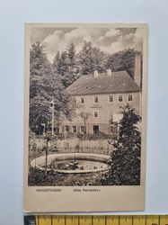 Äldre vykort AUGUSTUSBAD Altes Herrenhaus