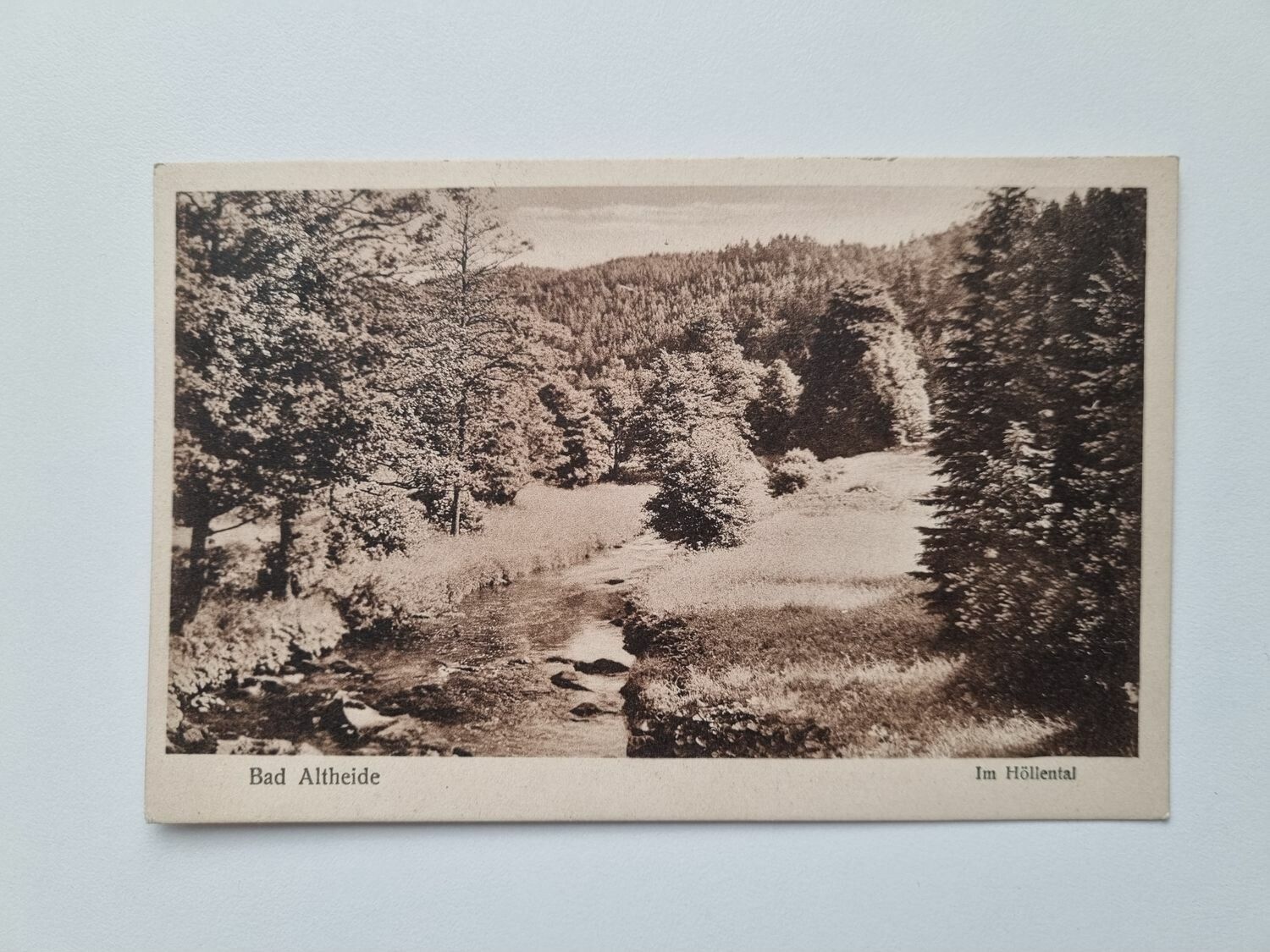 Äldre vykort Bad Altheide Im Höllental