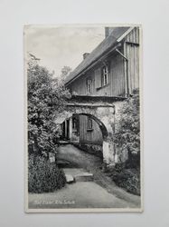 Äldre vykort Bad Elster, Alte Schule
