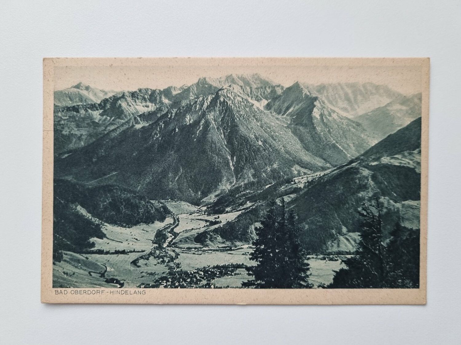 Äldre vykort BAD OBERDORF HINDELANG