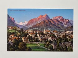 Äldre vykort Bad Reichenhall gegen Süden.