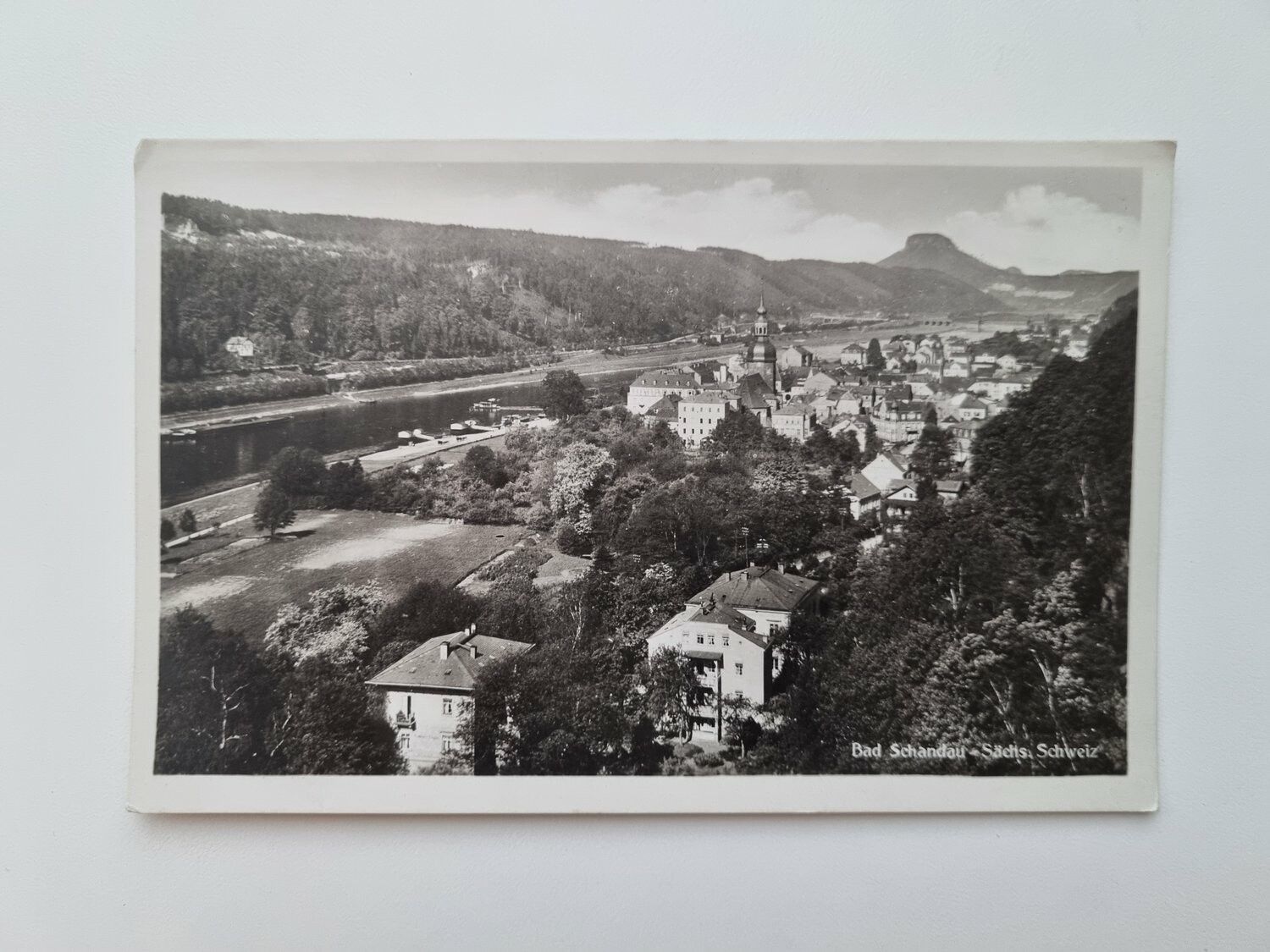 Äldre vykort Bad Schandau Sächs, Schweiz