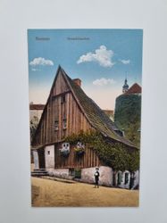Äldre vykort Bautzen Hexenhäuschen