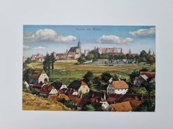 Äldre vykort Bautzen von Westen.