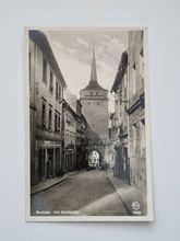 Äldre vykort Bautzen. Am Schülertor