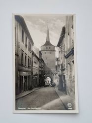 Äldre vykort Bautzen. Am Schülertor
