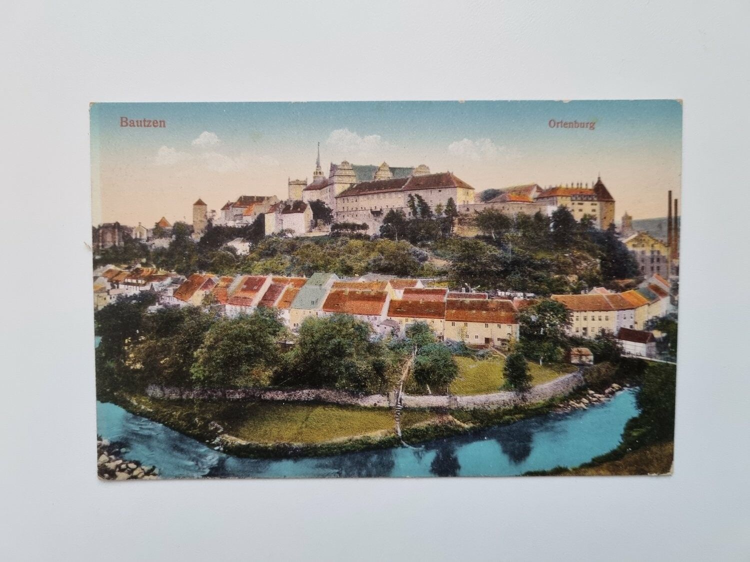 Äldre vykort Bautzen Ortenburg
