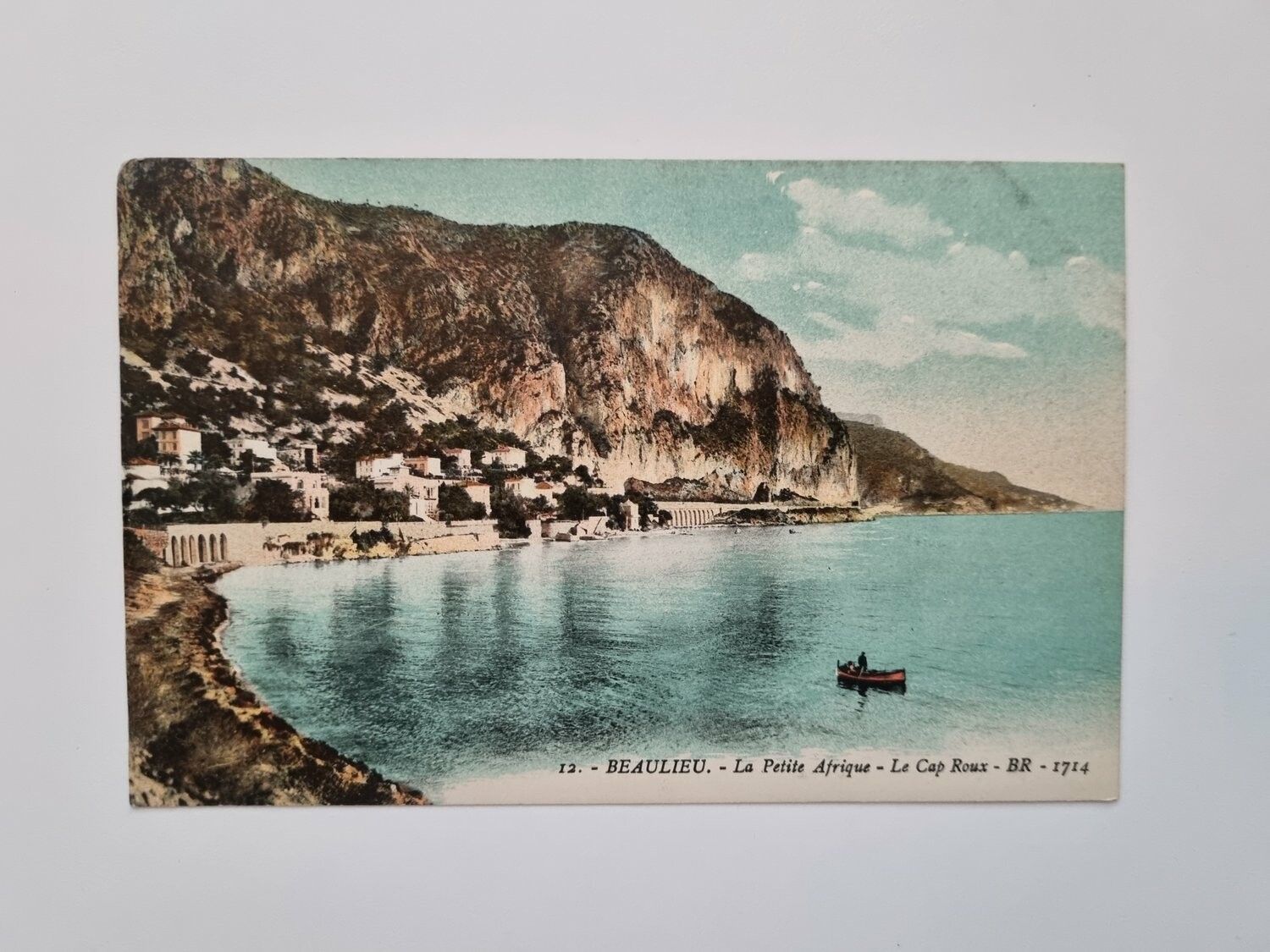 Äldre vykort BEAULIEU. La Petite Afrique Le Cap Roux