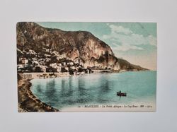 Äldre vykort BEAULIEU. La Petite Afrique Le Cap Roux
