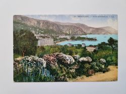 Äldre vykort BEAULIEU. VUE GÉNÉRALE. - LL