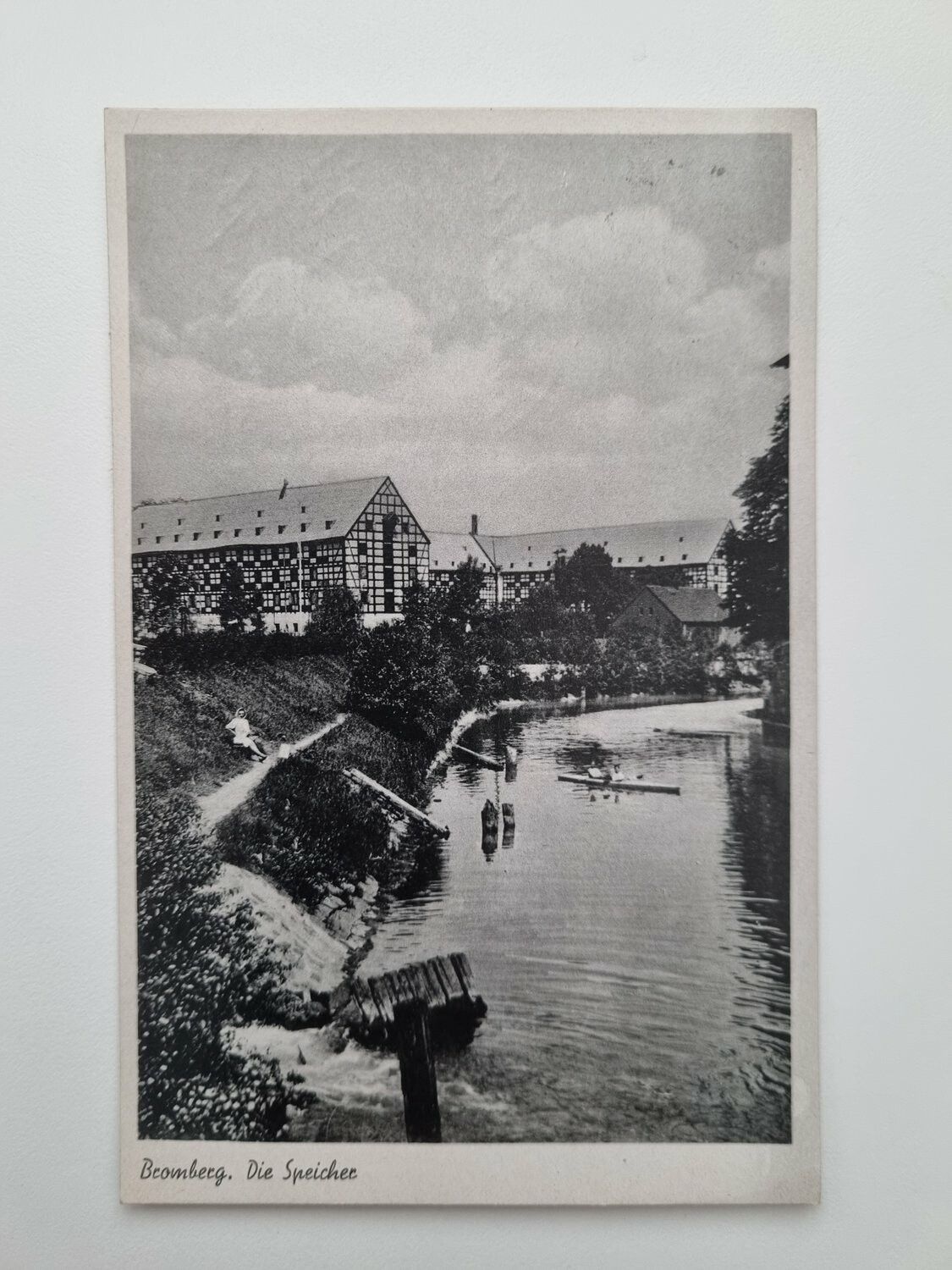 Äldre vykort Beomberg. Die Speichee