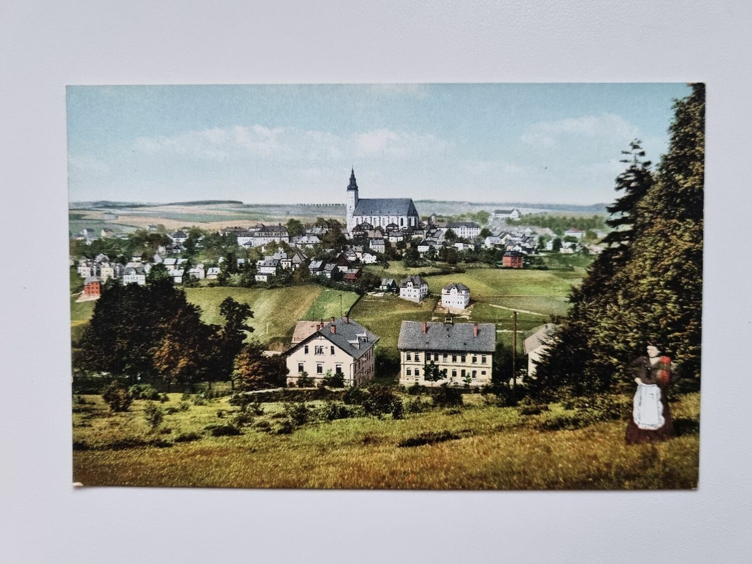 Äldre vykort Bergstadt Schneeberg