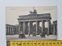 Äldre vykort BERLIN BRANDENBURGER TOR