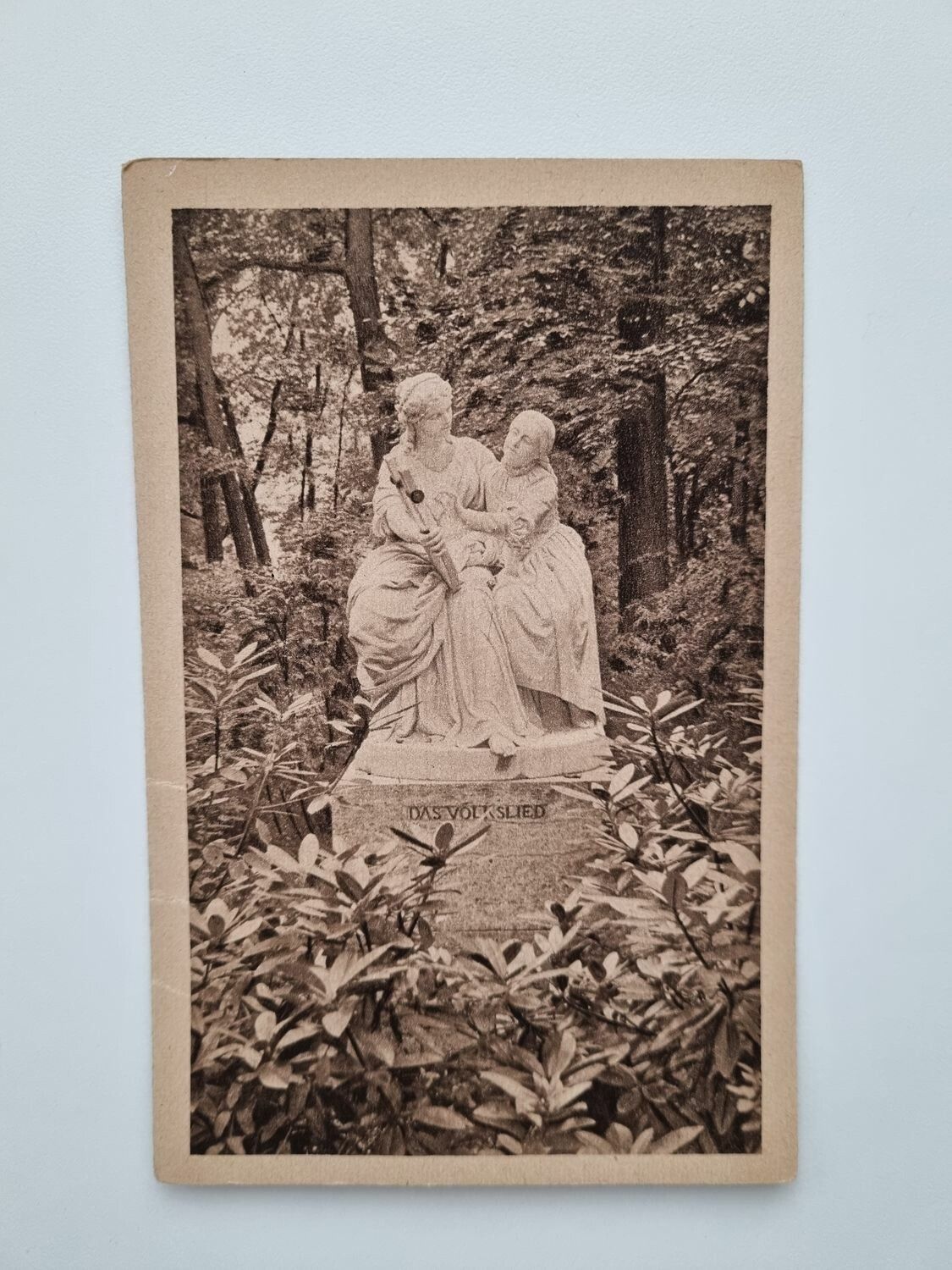 Äldre vykort BERLIN Das Volkslied im Tiergarten