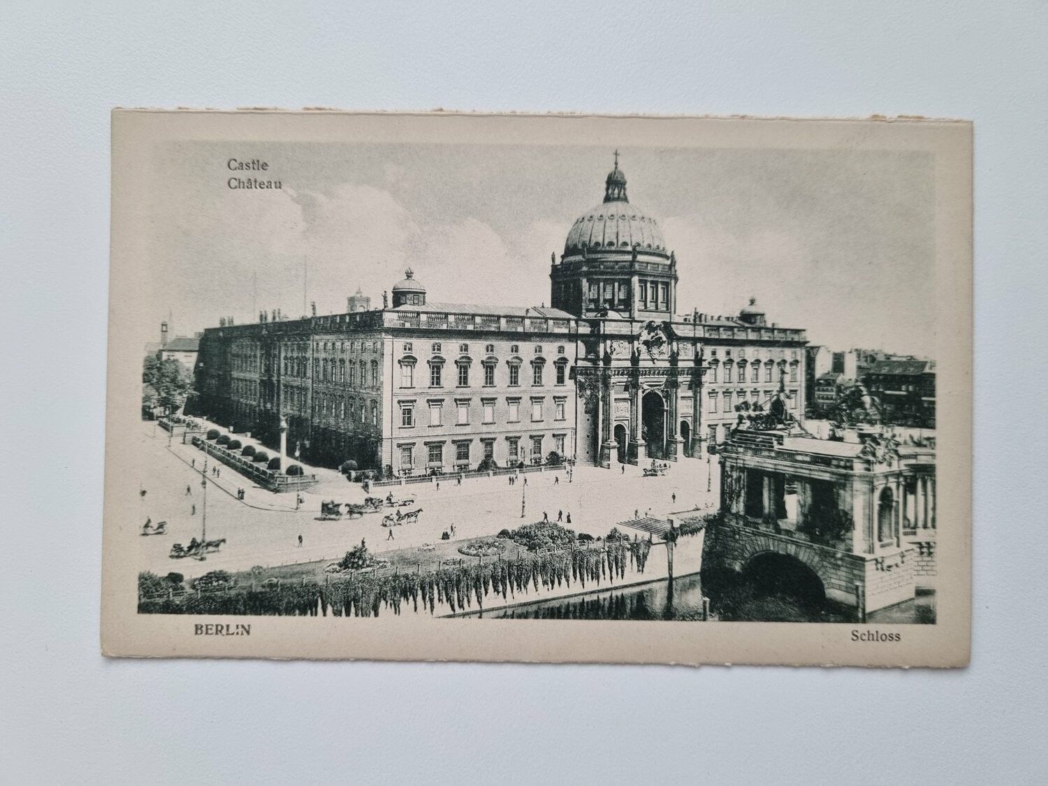 Äldre vykort Berlin Schloss