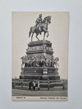 Äldre vykort BERLIN W. Denkmal Friedrichs des Grossen