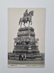 Äldre vykort BERLIN W. Denkmal Friedrichs des Grossen