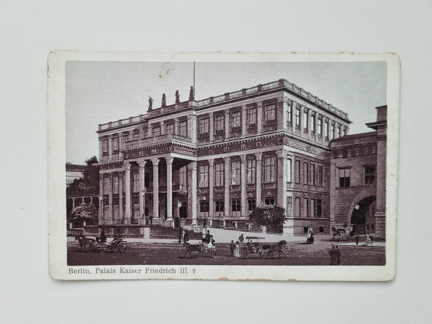 Äldre vykort Berlin, Palais Kaiser Friedrich III