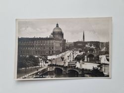 Äldre vykort Berlin, Schloß m. Schloßbrücke