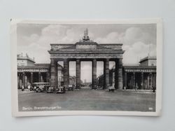 Äldre vykort Berlin. Brandenburger Tor