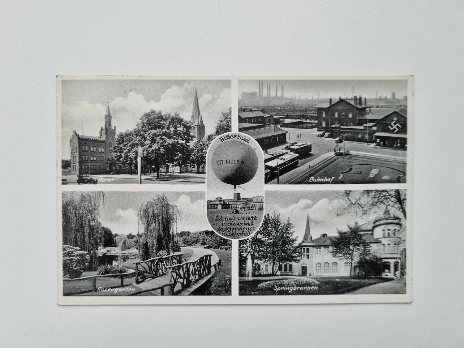 Äldre vykort Bitterfeld