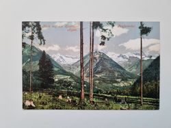 Äldre vykort Blick auf die Zillertaler Alpen