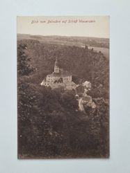 Äldre vykort Blick vom Belvedere auf Schloß Weesenstein