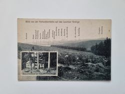 Äldre vykort Blick von der Hohwaldschänke