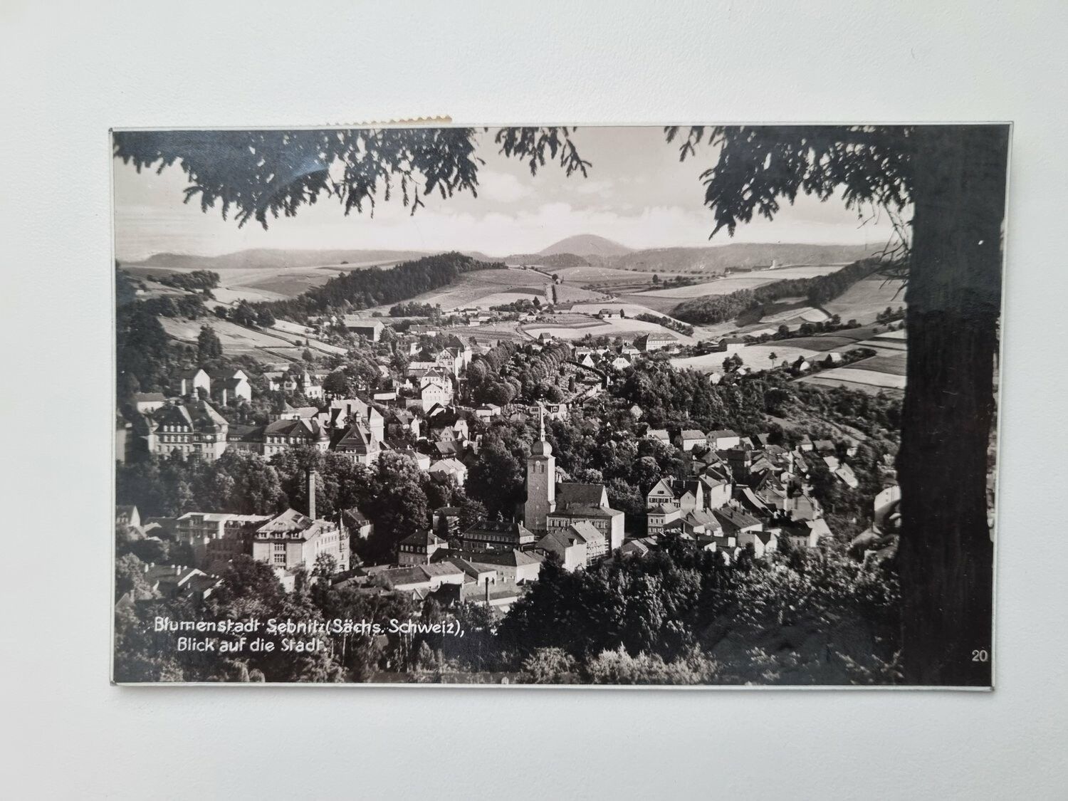 Äldre vykort Blumenstadt