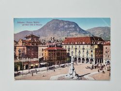 Äldre vykort Bolzano: Piazza Walter