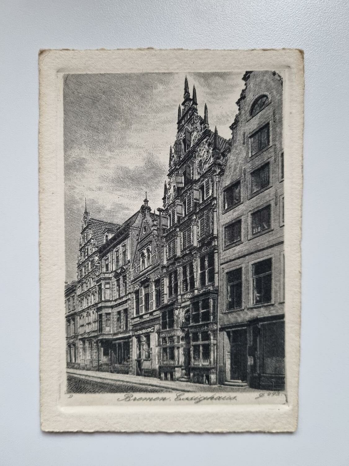 Äldre vykort Bremen Essighaus