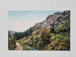 Äldre vykort Brethäuselfelsen am Flossgraben