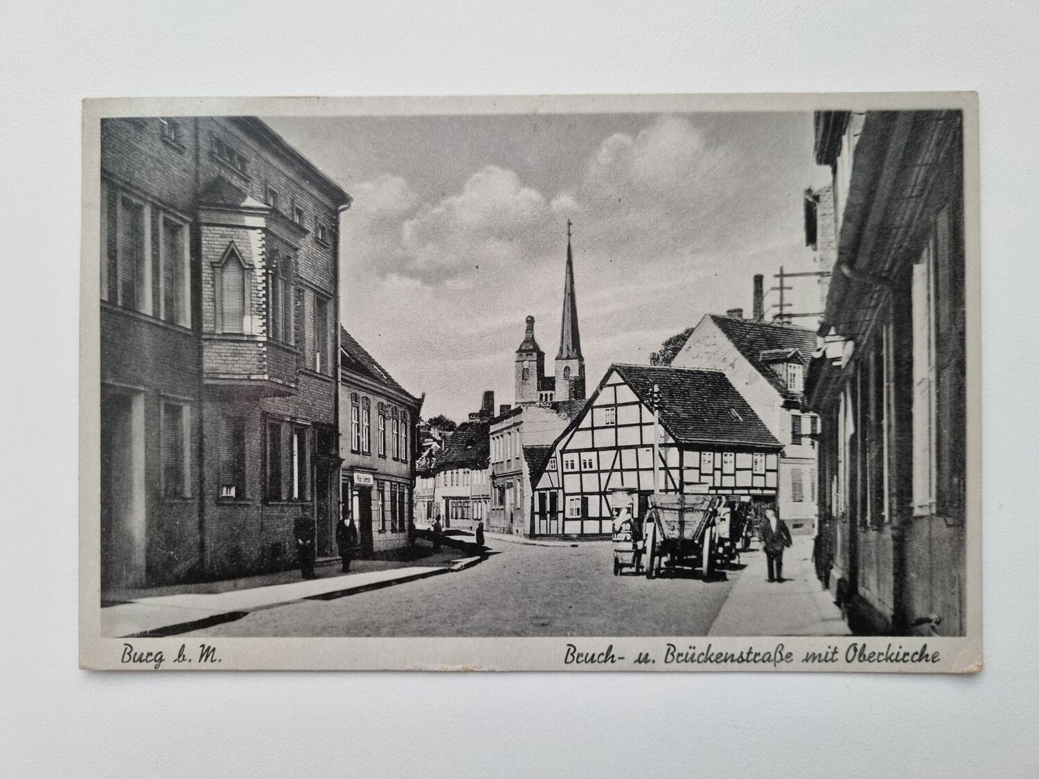 Äldre vykort Burg b. M.