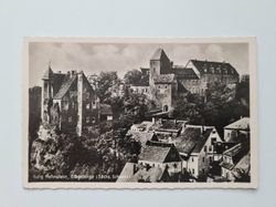 Äldre vykort Burg Hohnstein, Elbgebirge (Sächs. Schweiz).