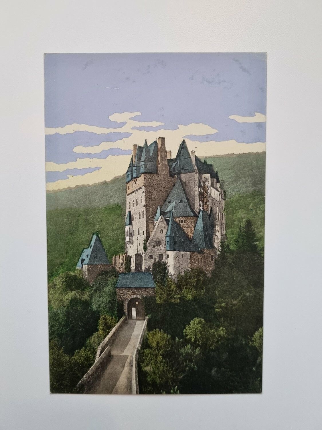 Äldre vykort Burg Eltz