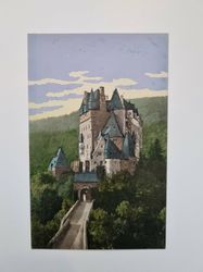 Äldre vykort Burg Eltz