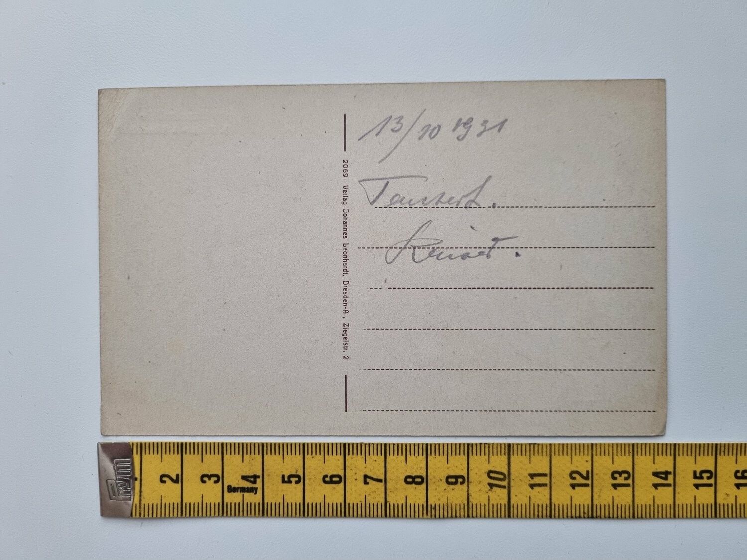 Äldre vykort Buschmühle b. Stolpen i. Wesenitztal