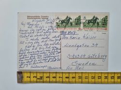 Äldre vykort Bärenschänke Dresden.