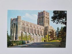 Äldre vykort CADET CHAPEL West Point, New York